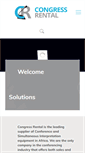 Mobile Screenshot of congressrental.co.za