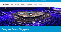 Desktop Screenshot of congressrental.asia